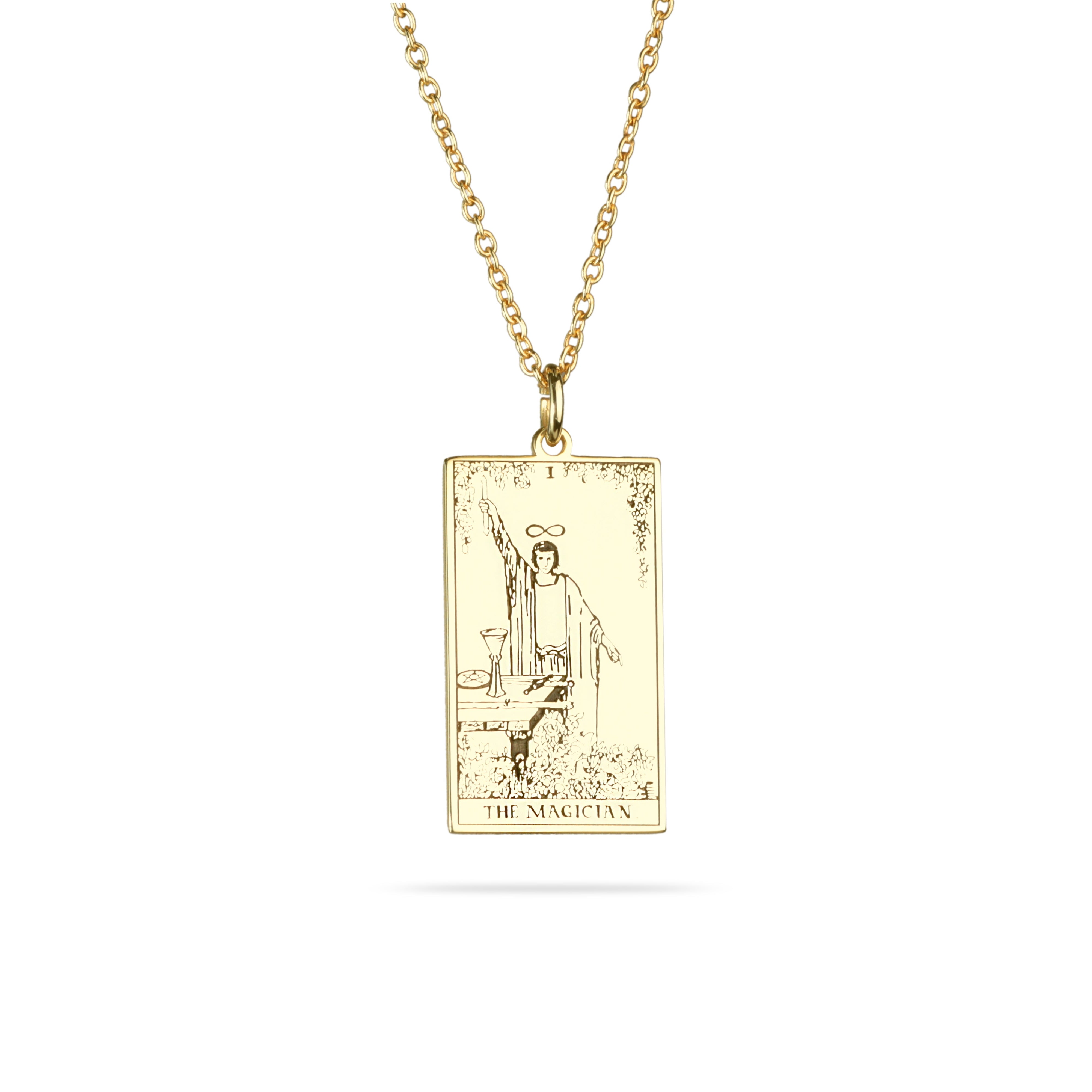Personalized Tarot Card Necklace