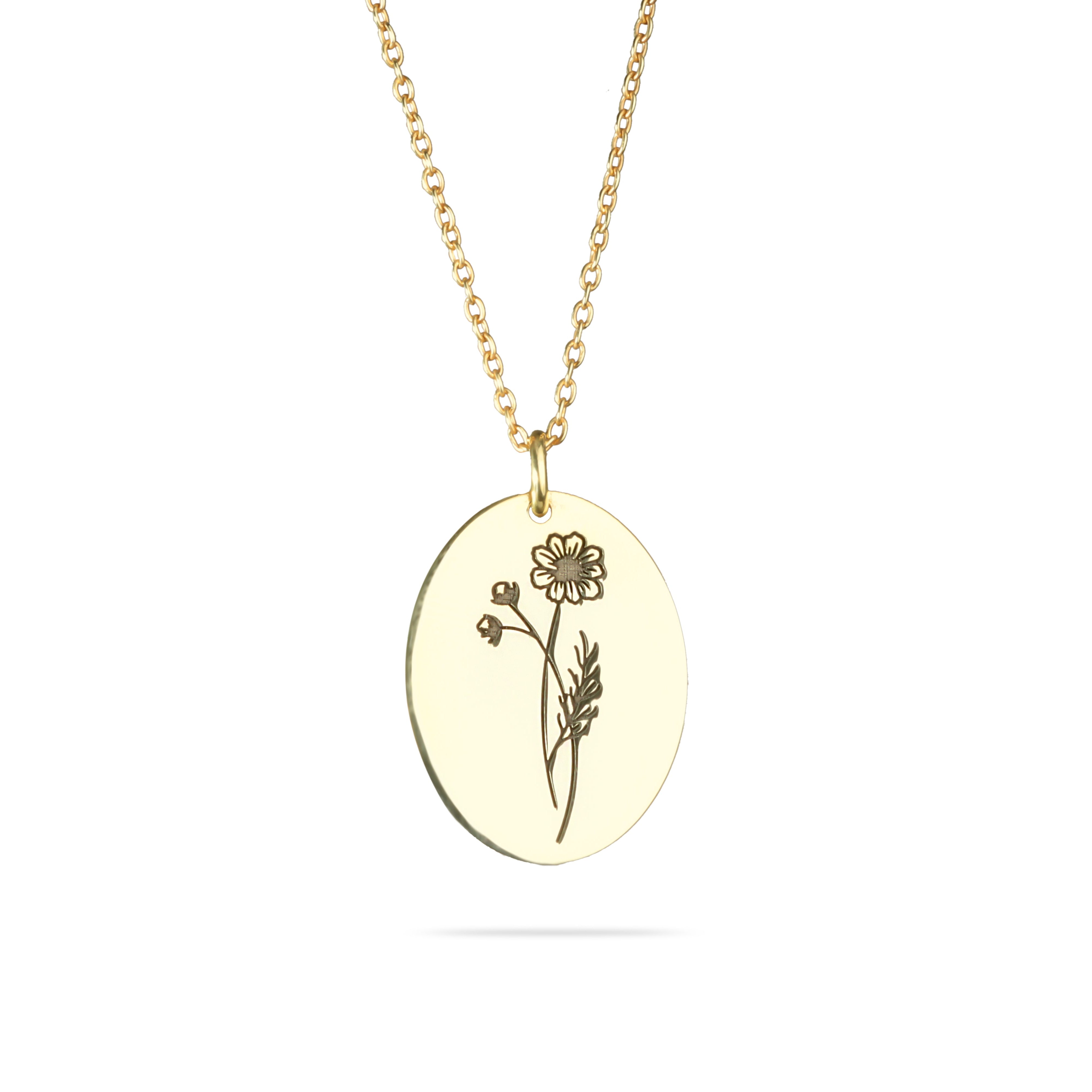 Birth Flower Necklace