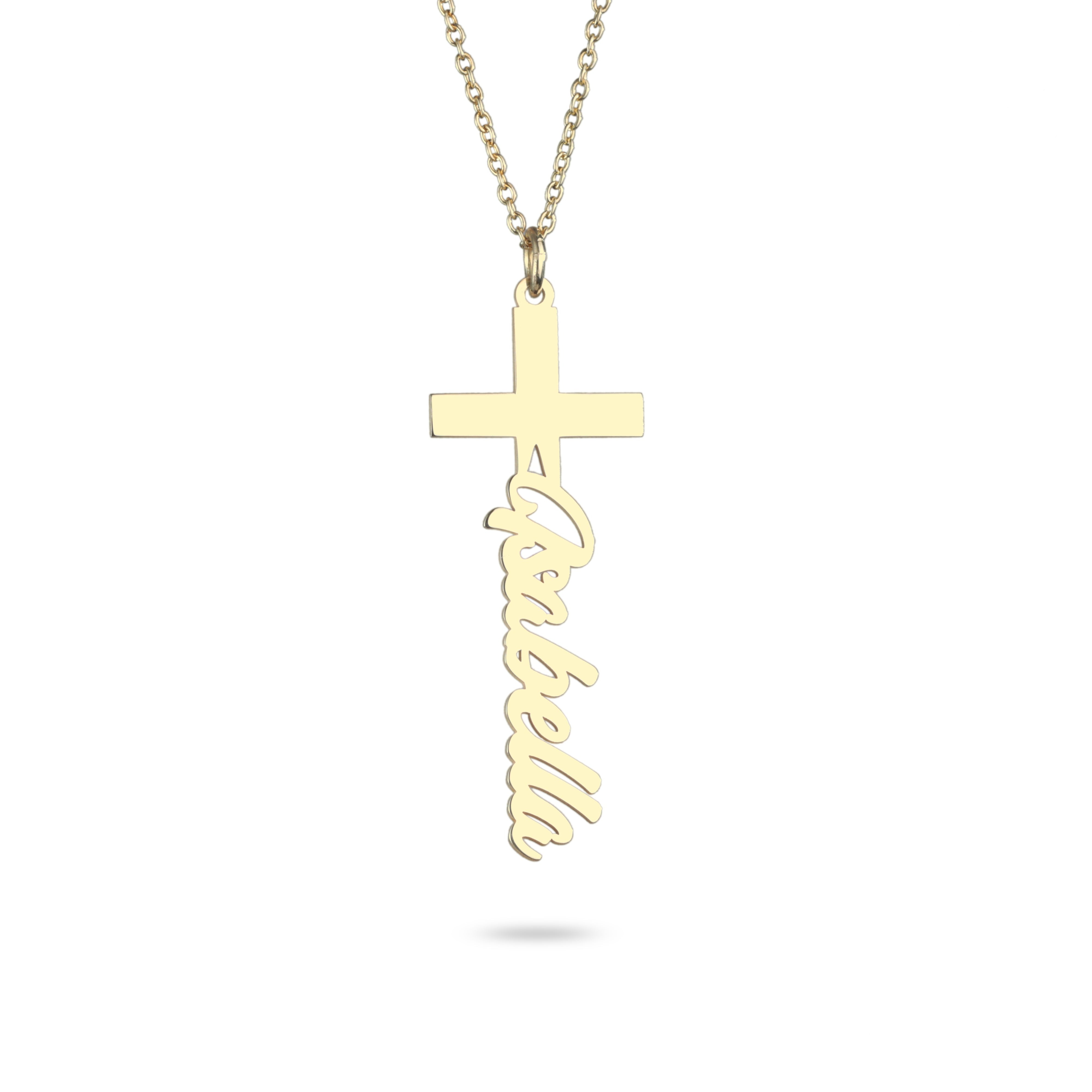 Custom Name Cross Necklace