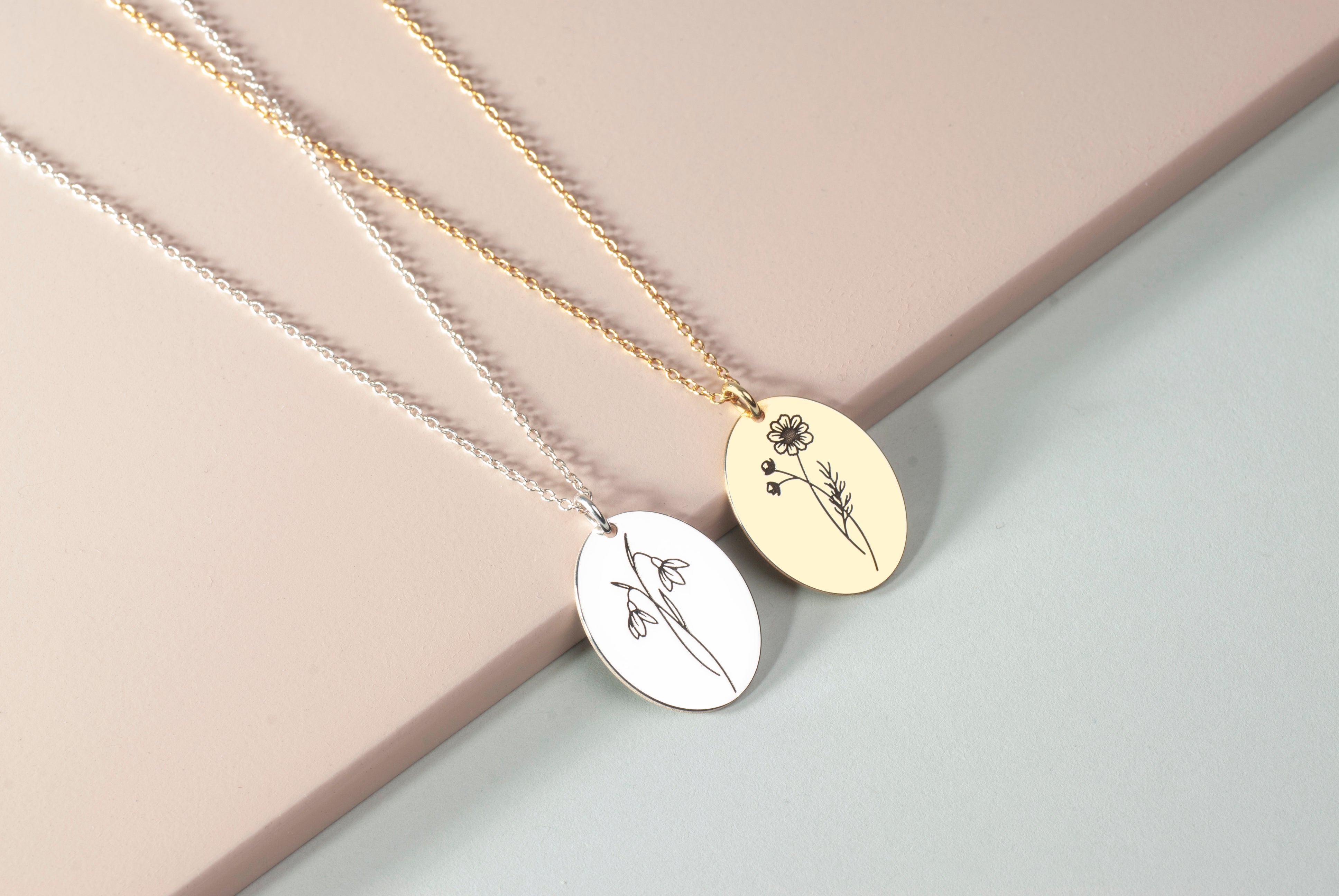 Birth Flower Necklace