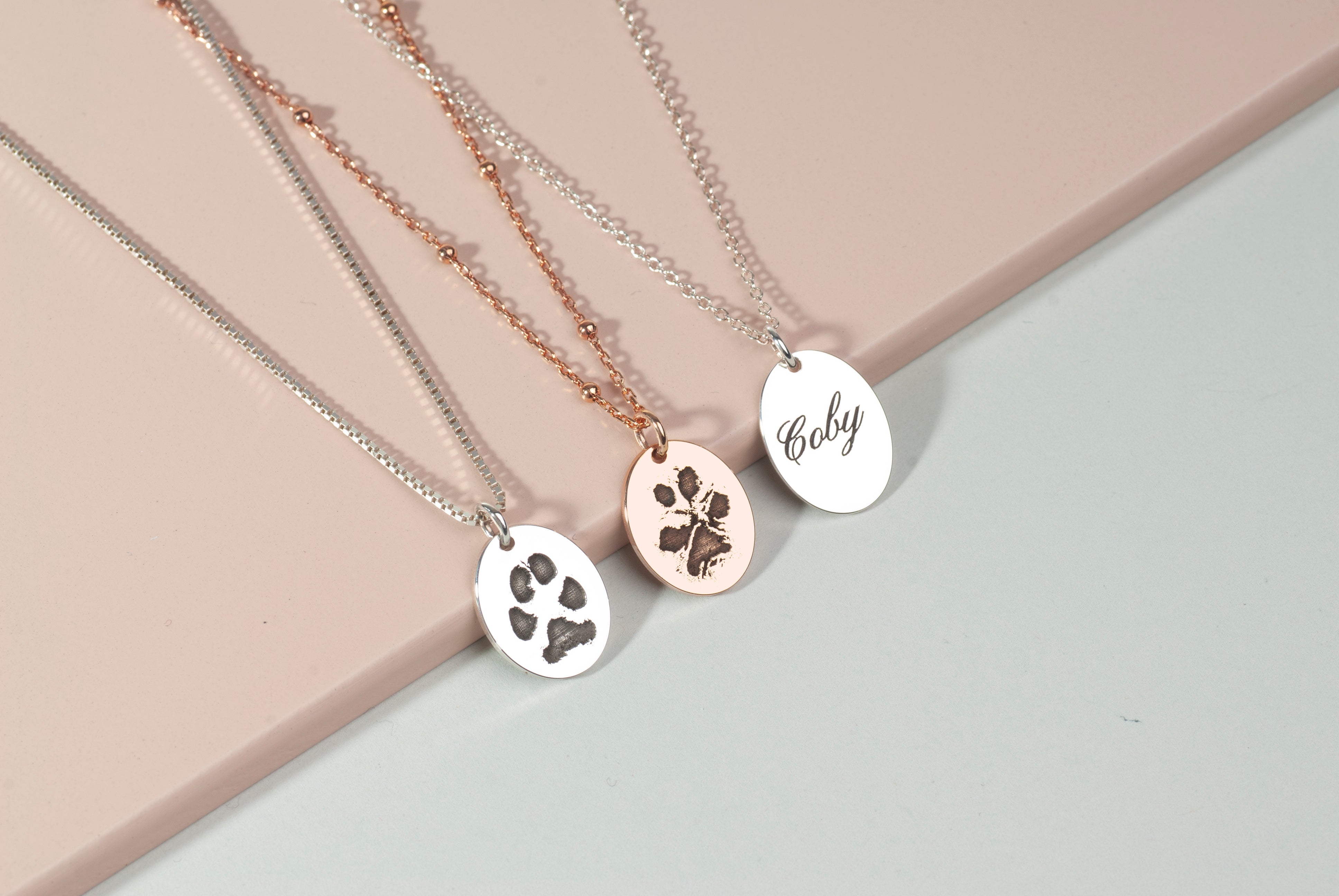 Paw Print Necklace