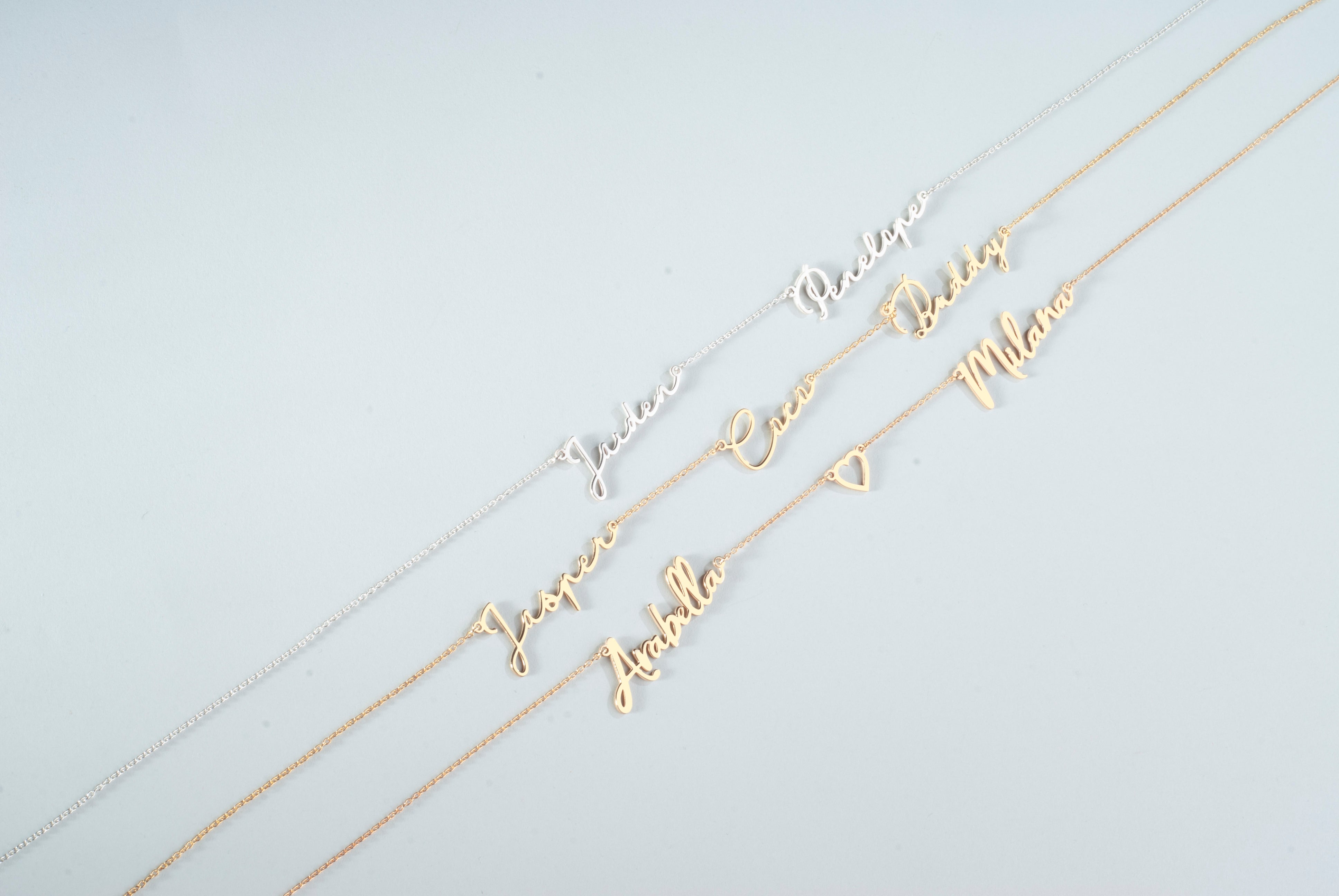 Multiple Name Necklace