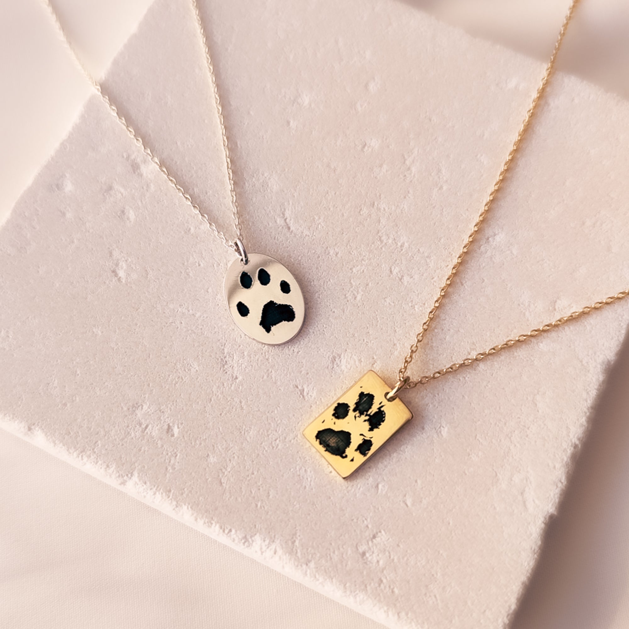 Paw Print Necklace