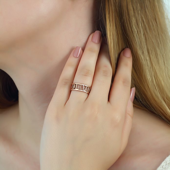 Roman Numeral Ring