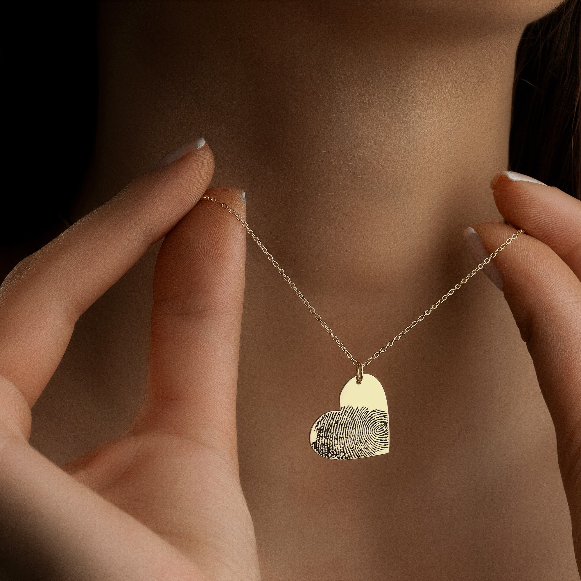 Engraved Heart Necklace