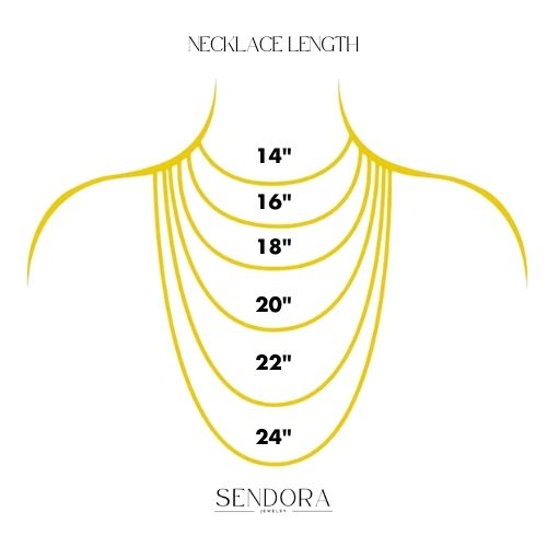 Large Sideways Initial Necklace
