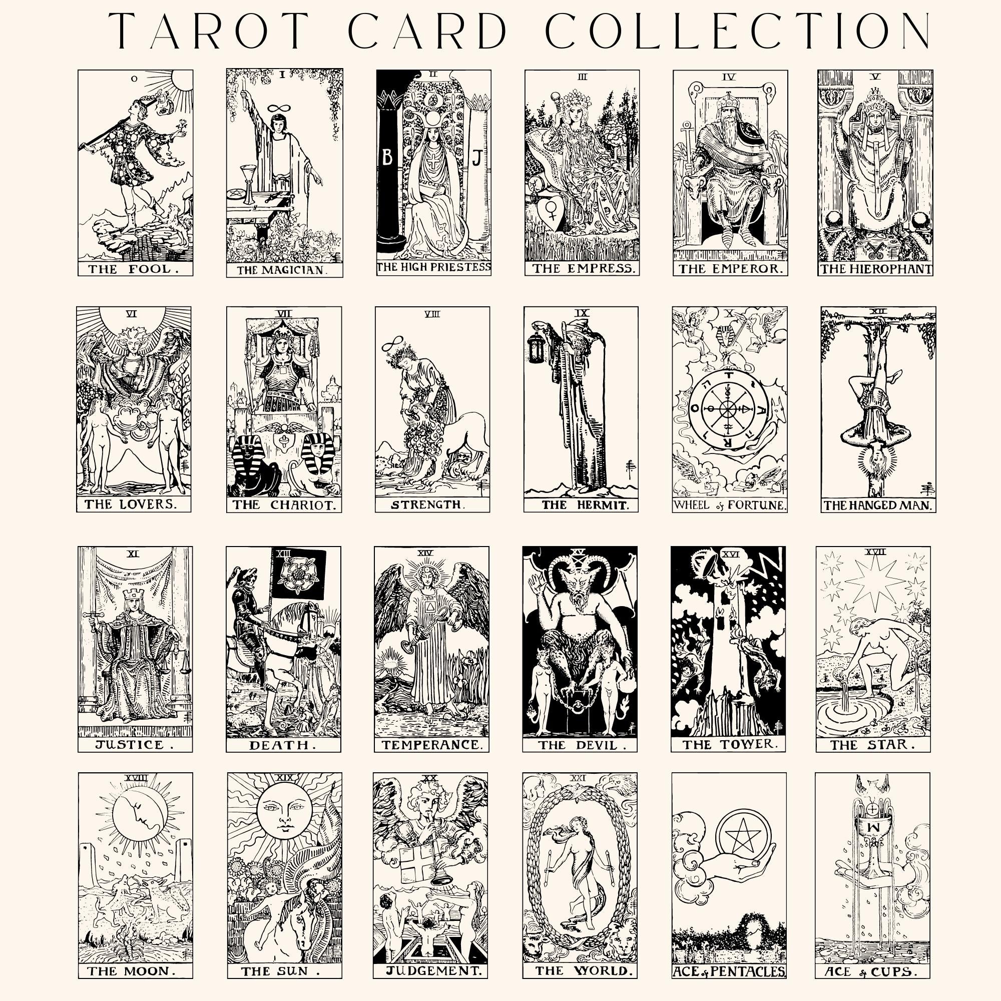 Personalized Tarot Card Necklace