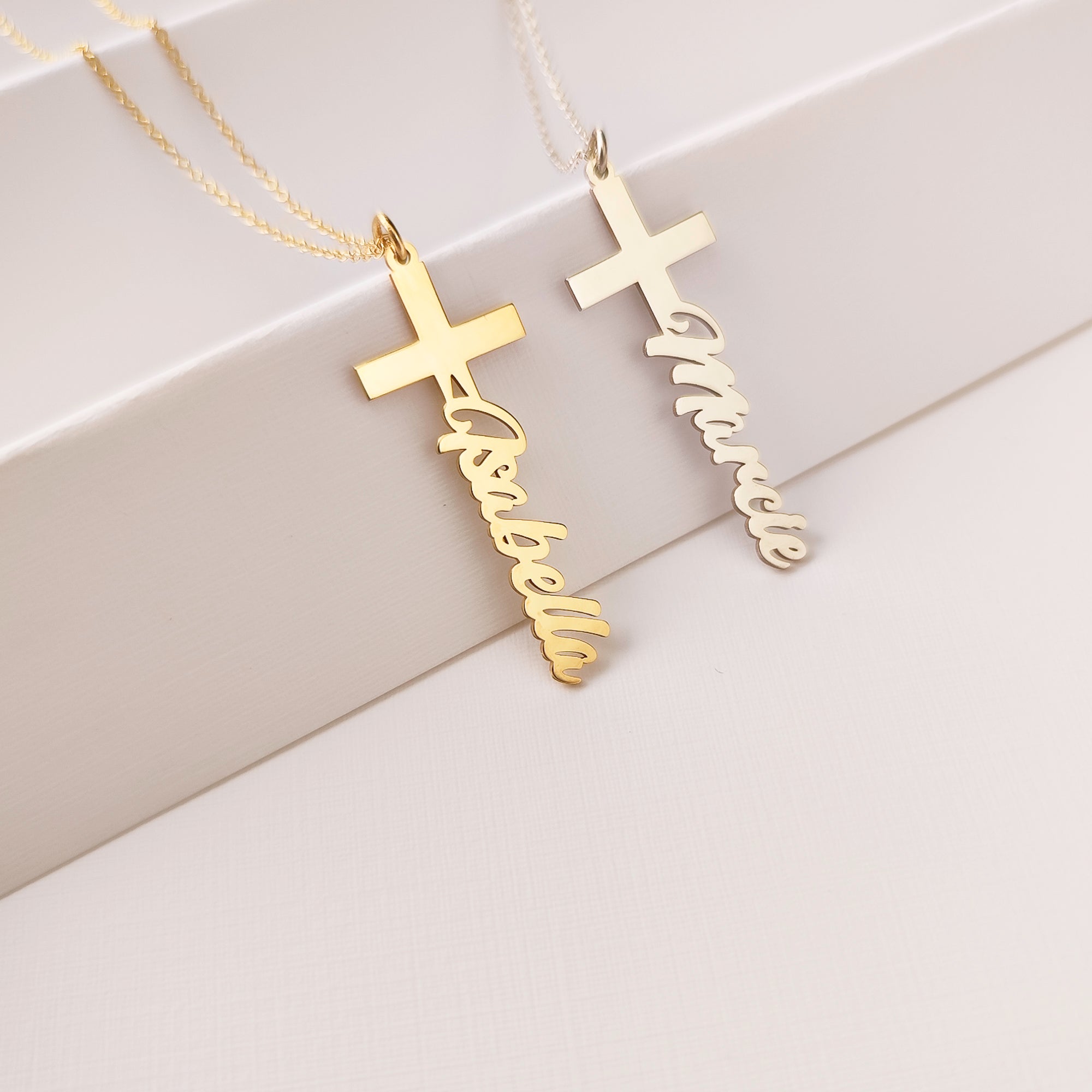 Custom Name Cross Necklace