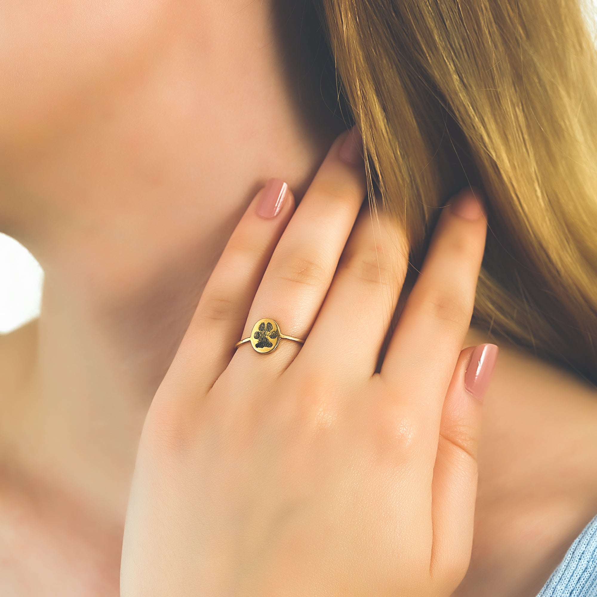 Paw Print Ring