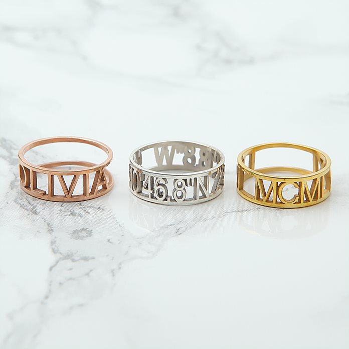 Roman Numeral Ring