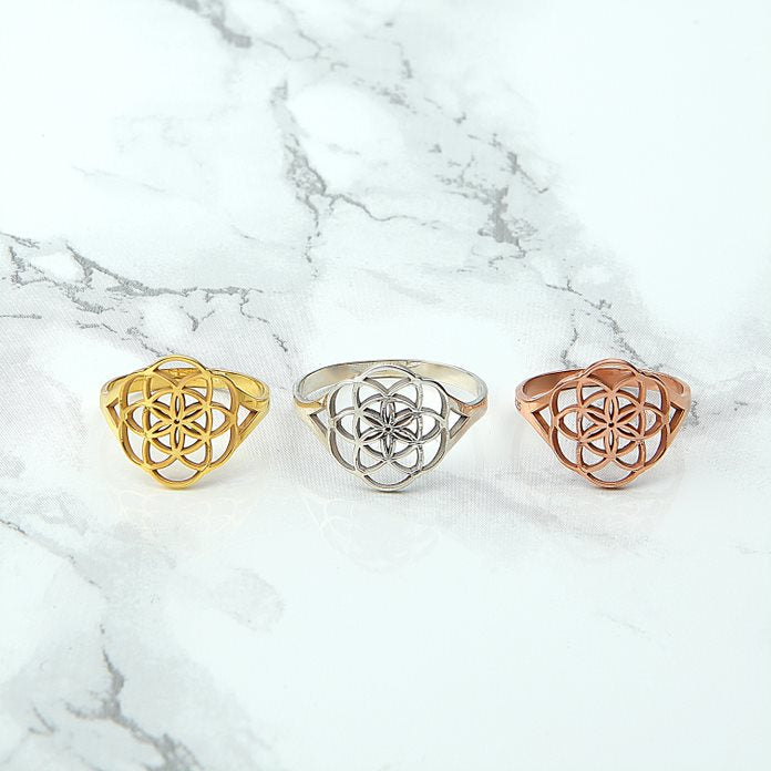 Flower of Life Ring