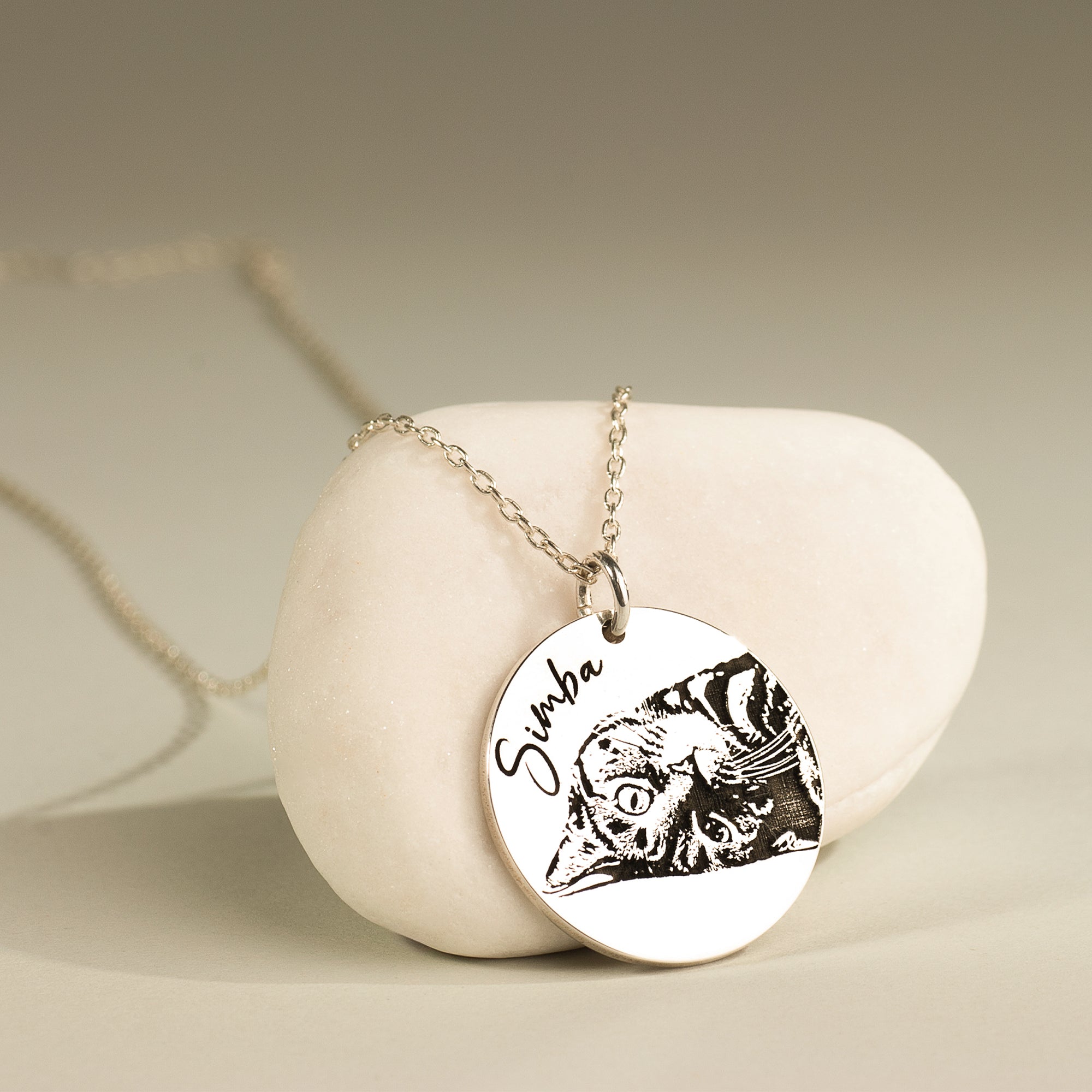 Photo Drawing Necklace