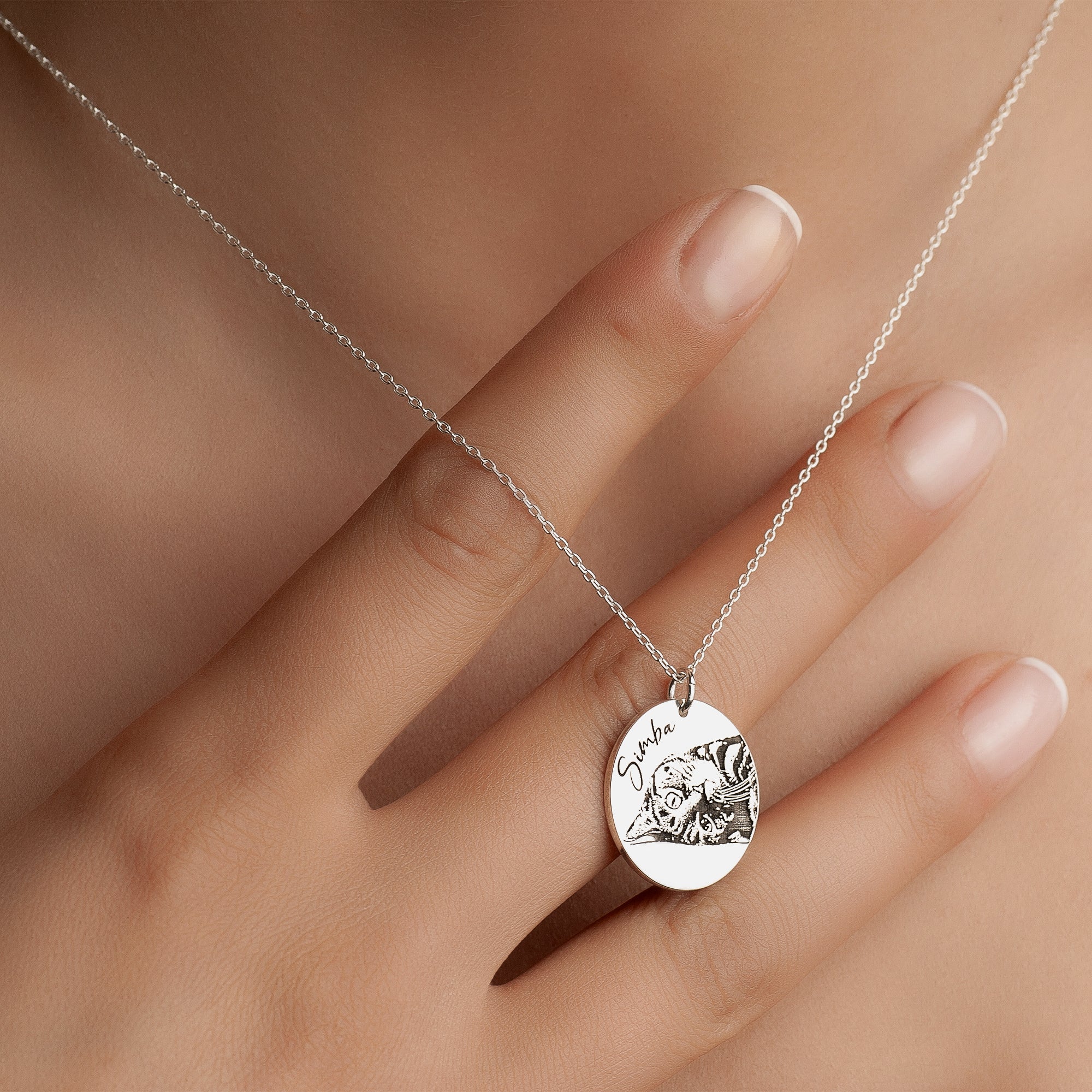 Photo Drawing Necklace
