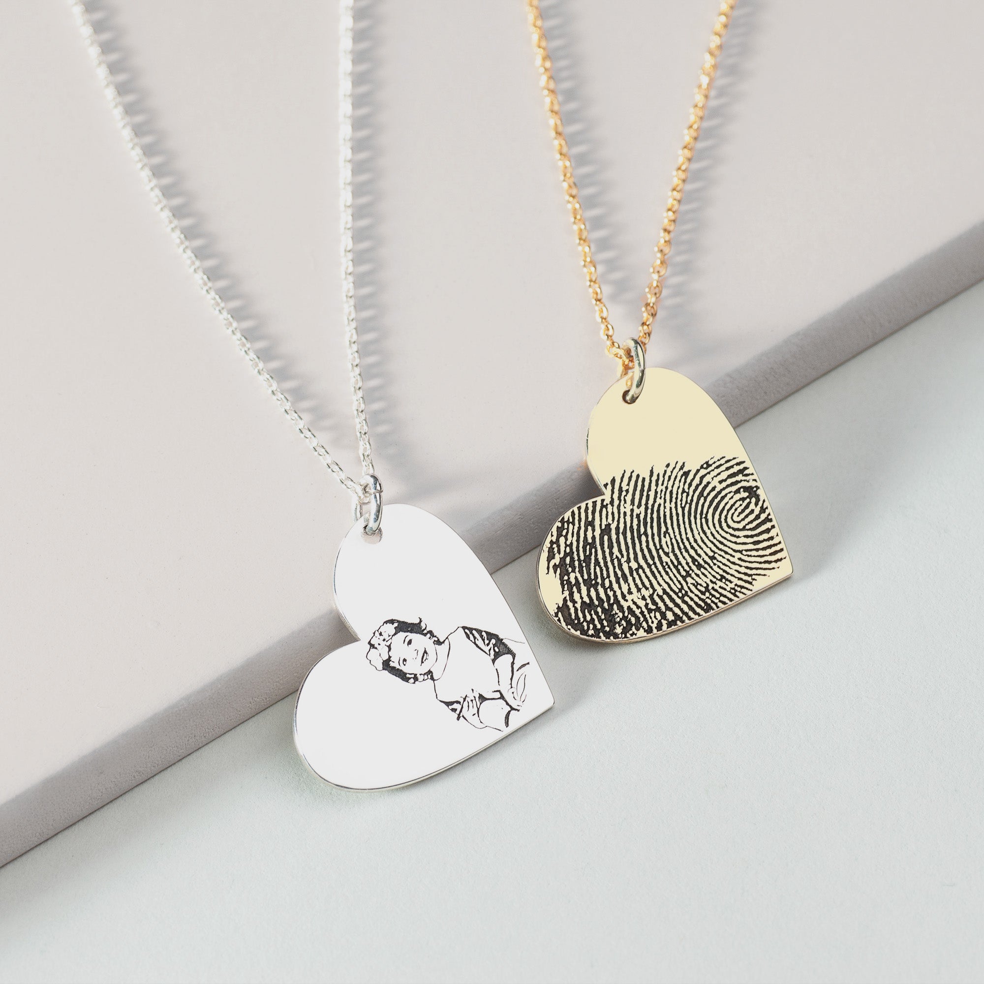 Engraved Heart Necklace