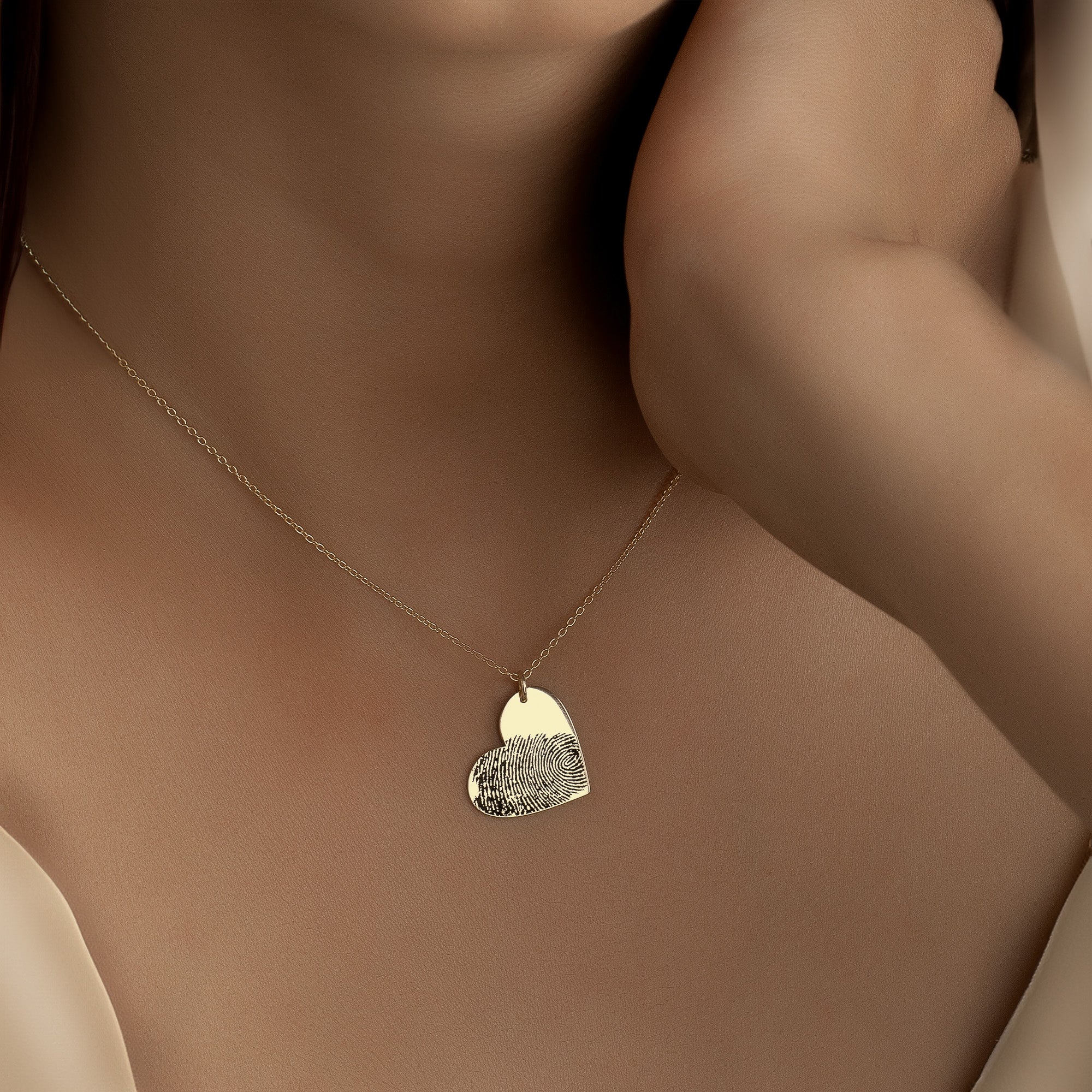 Engraved Heart Necklace