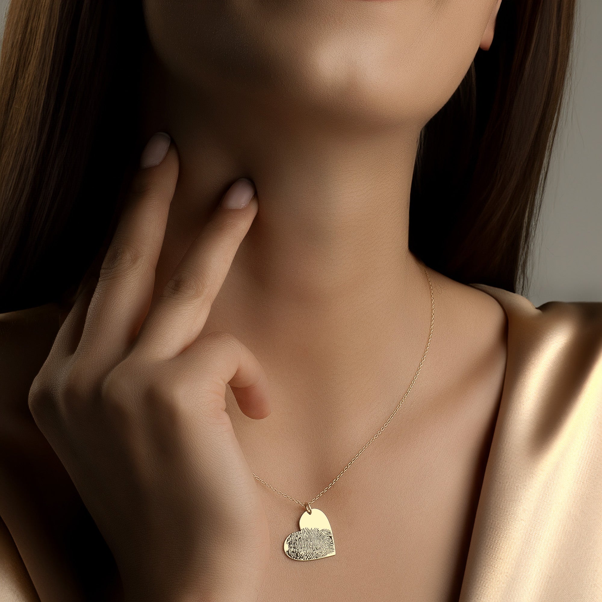 Engraved Heart Necklace