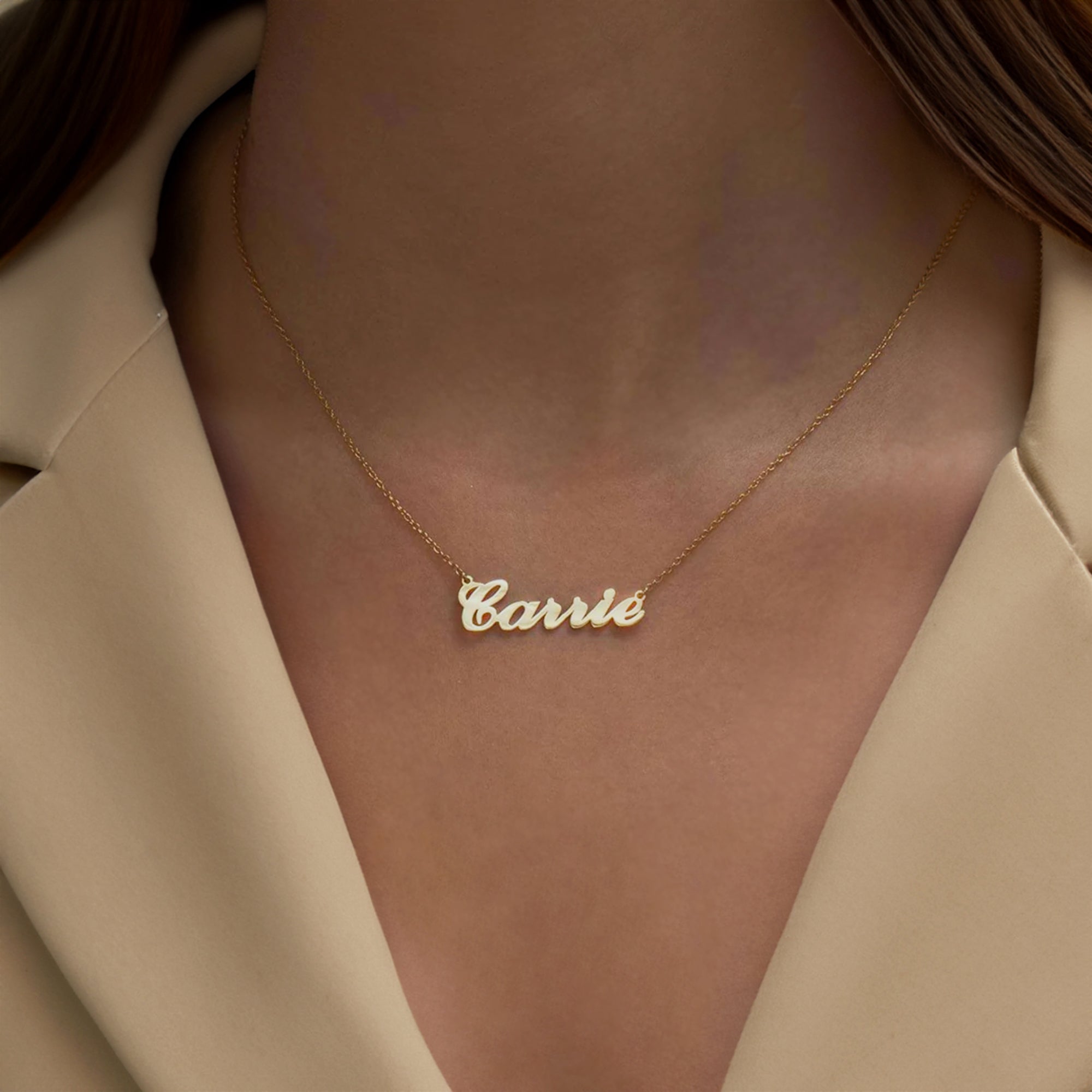 Carrie Name Necklace