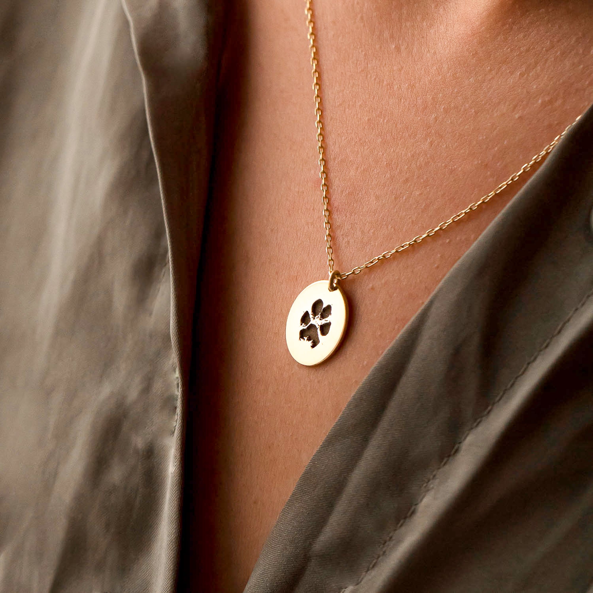 Paw Print Necklace