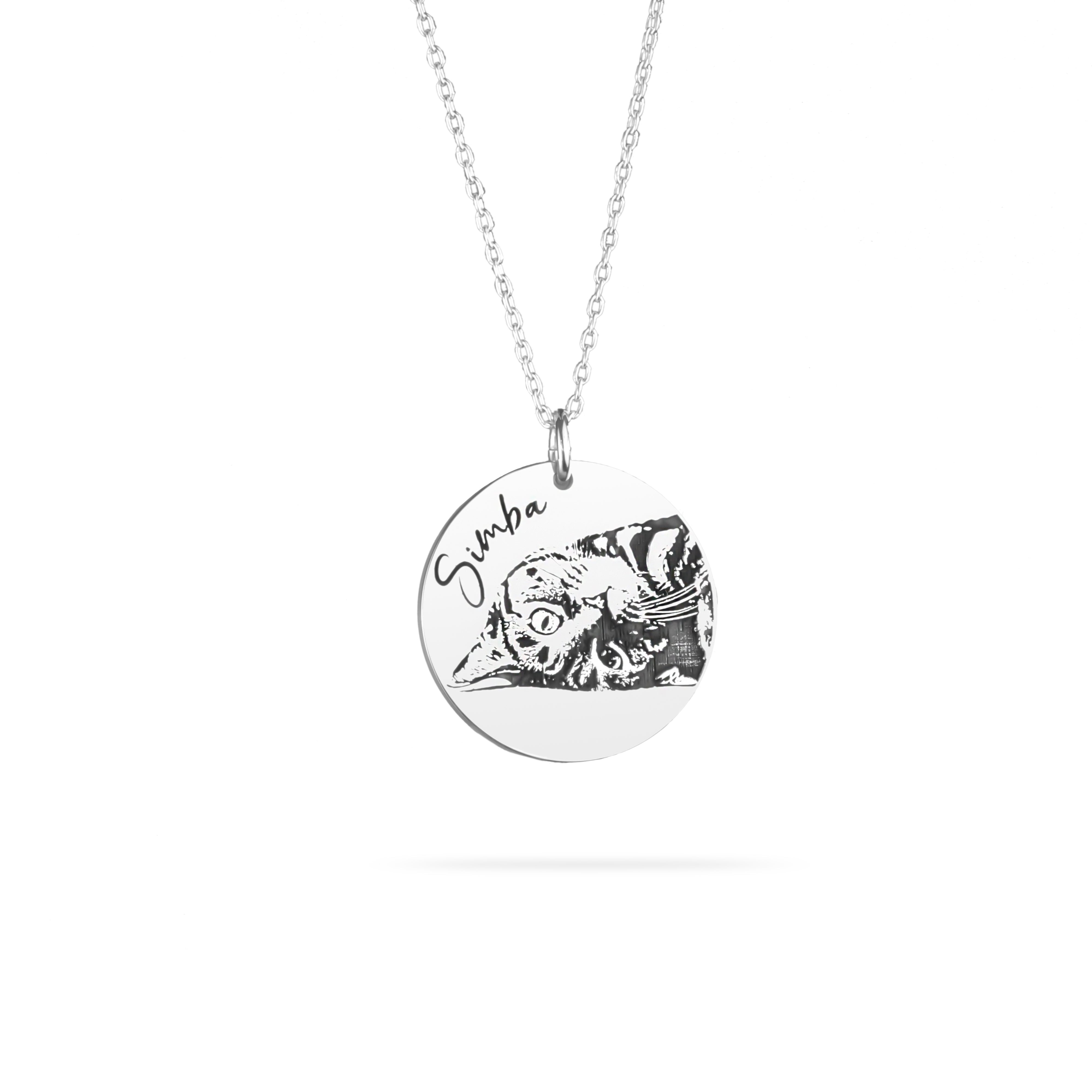 Photo Drawing Necklace